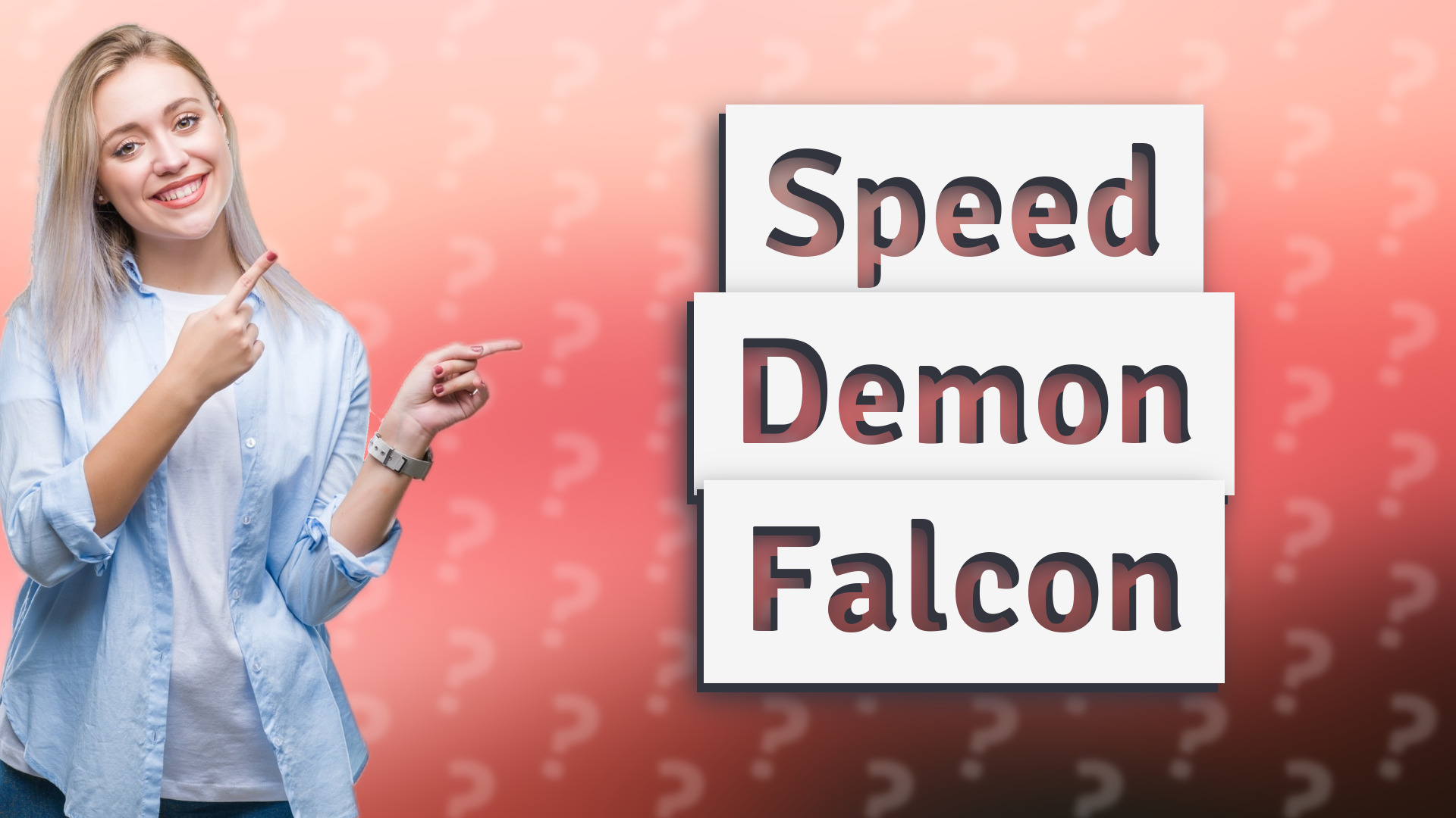 Speed Demon Falcon