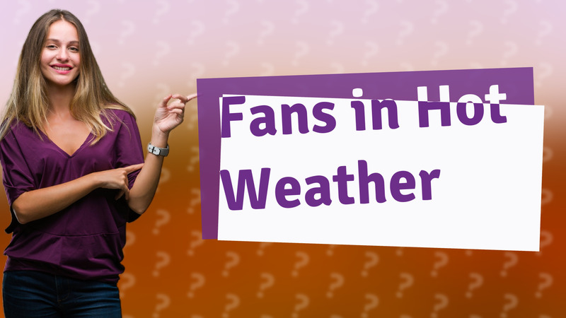 Fans in Hot Weather
