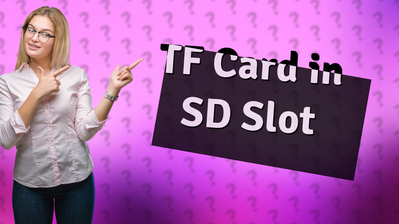 TF Card in SD Slot