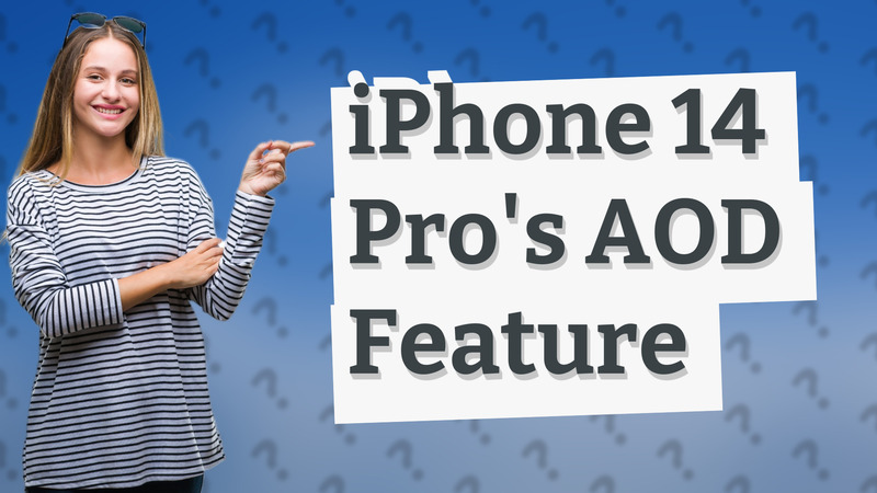iPhone 14 Pro's AOD Feature