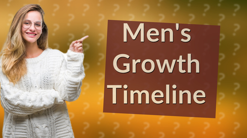 Men's Growth Timeline