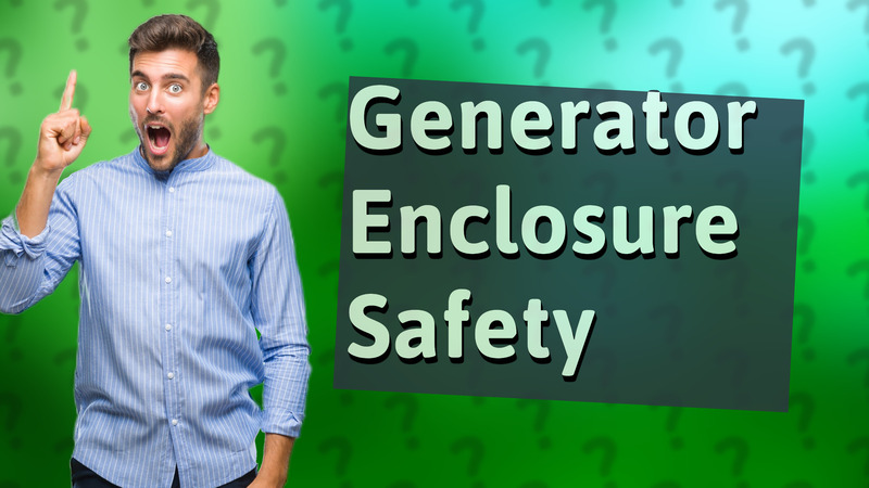 Generator Enclosure Safety