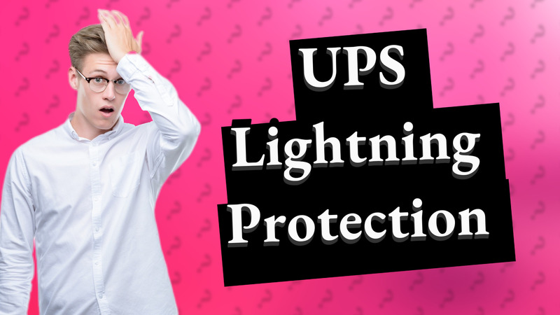 UPS Lightning Protection