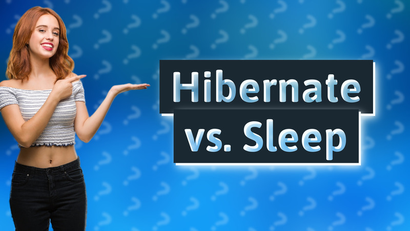 Hibernate vs. Sleep