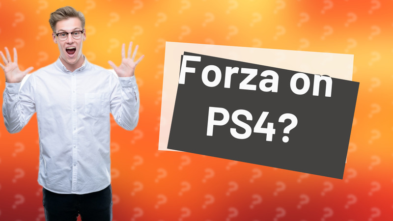 Forza on PS4?