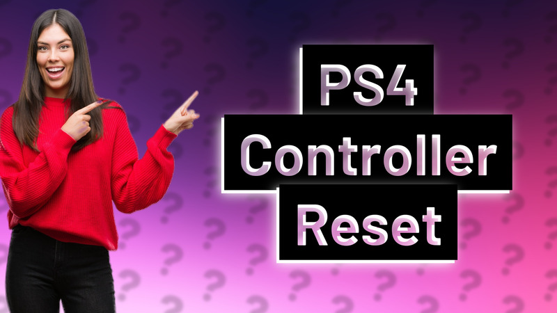 PS4 Controller Reset