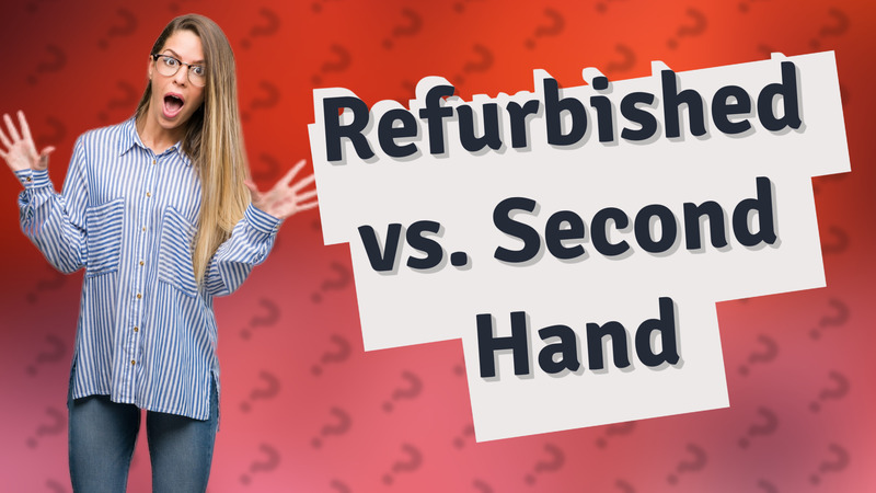 Refurbished vs. Second Hand