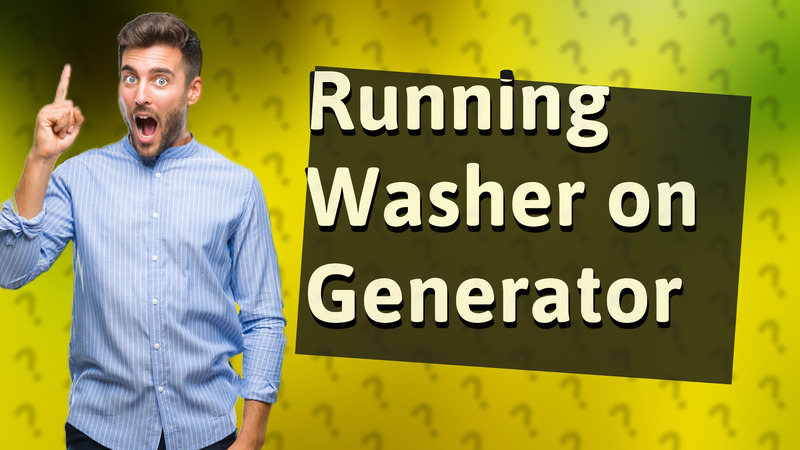 Running Washer on Generator