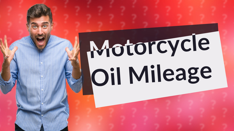Motorcycle Oil Mileage