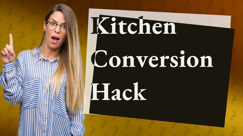 Kitchen Conversion Hack