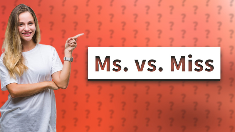 Ms. vs. Miss