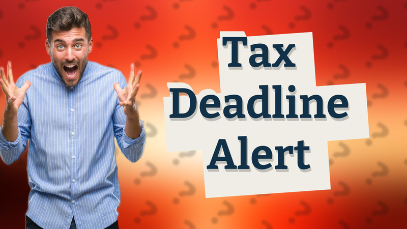 Tax Deadline Alert