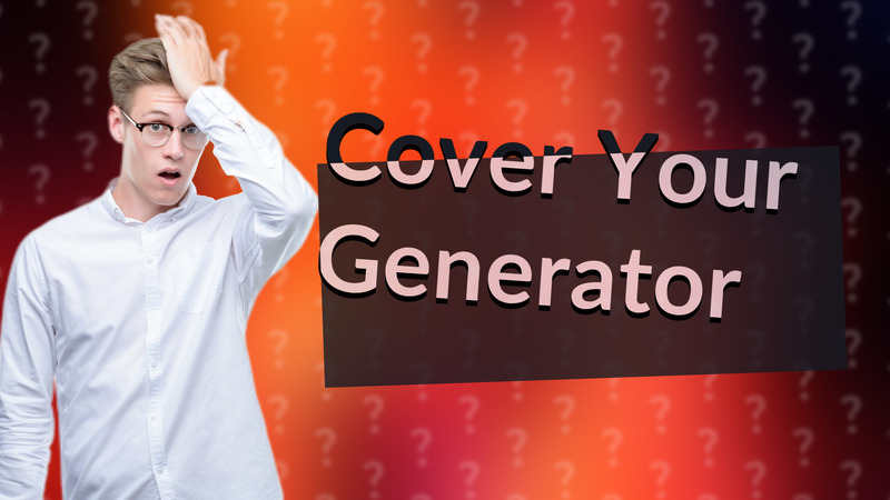 Cover Your Generator