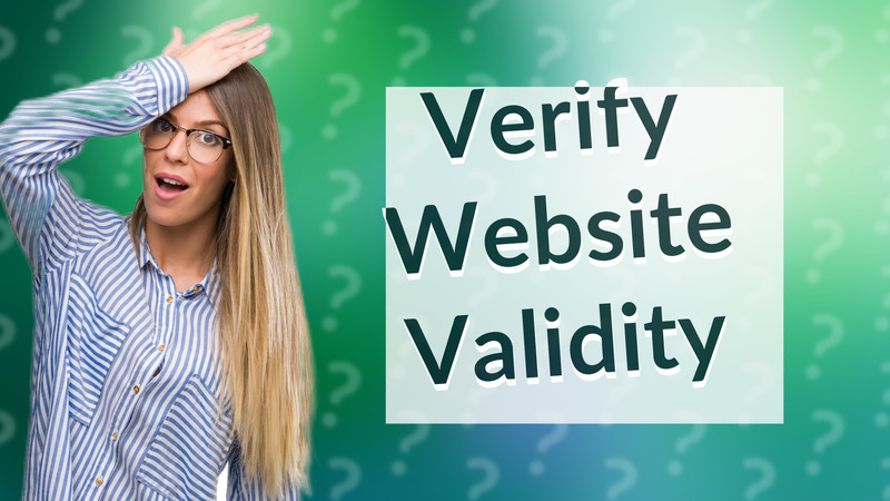 Verify Website Validity