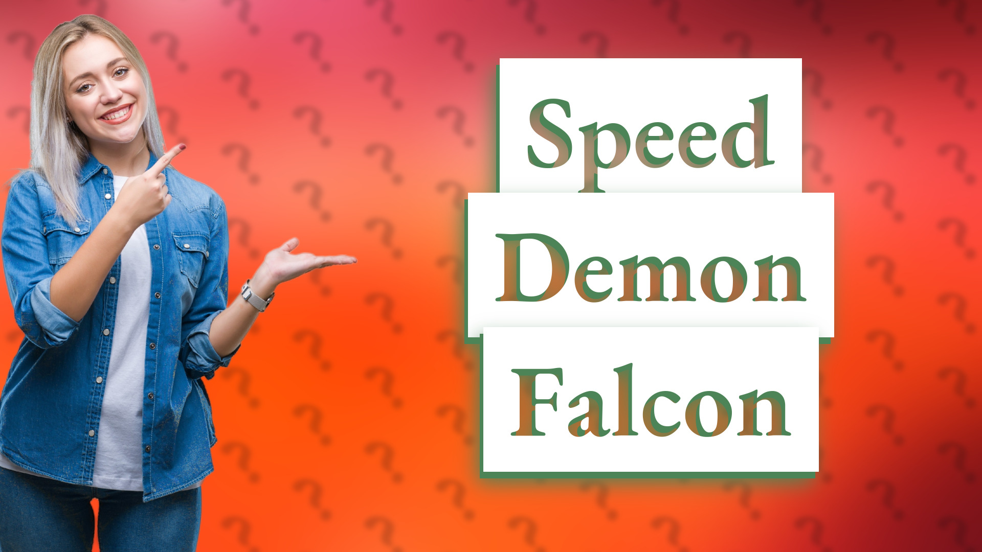 Speed Demon Falcon