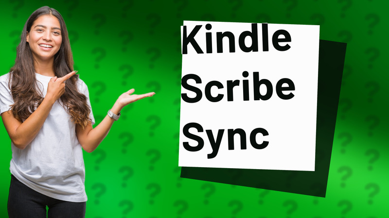 Kindle Scribe Sync