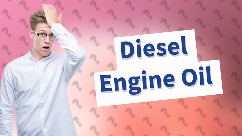 Diesel Engine Oil