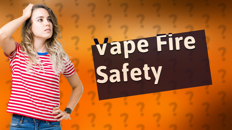 Vape Fire Safety