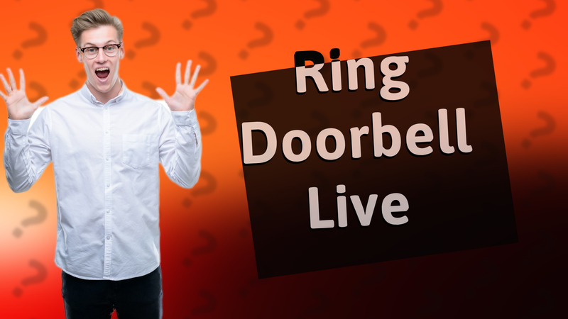 Ring Doorbell Live