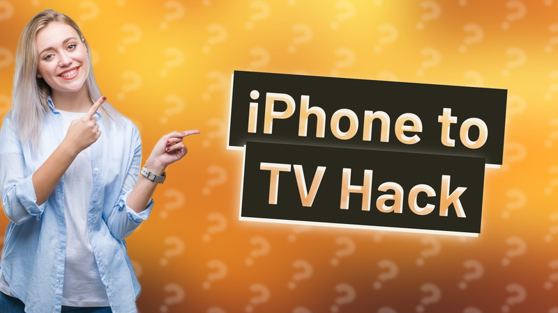 iPhone to TV Hack