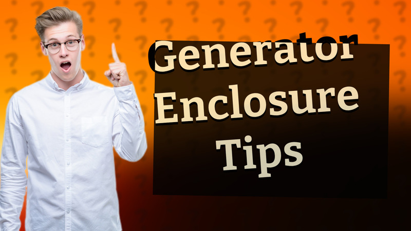 Generator Enclosure Tips