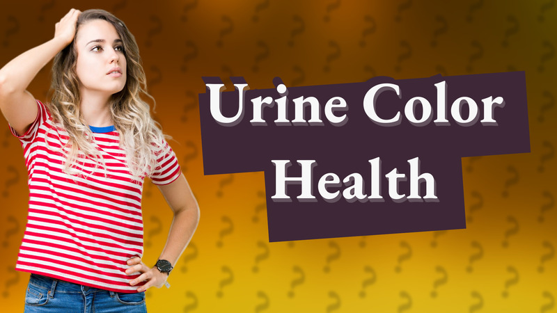 Urine Color Health