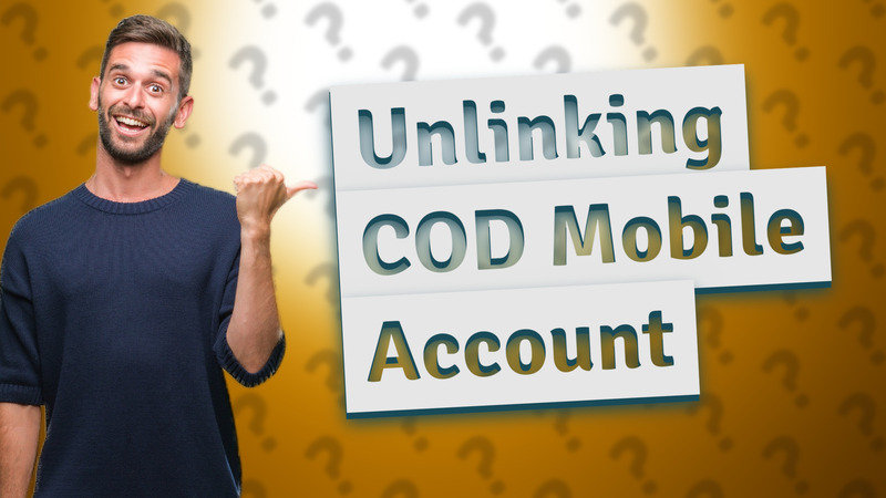 Unlinking COD Mobile Account
