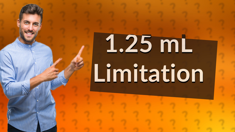 1.25 mL Limitation