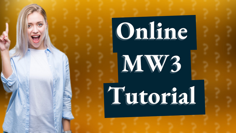 Online MW3 Tutorial
