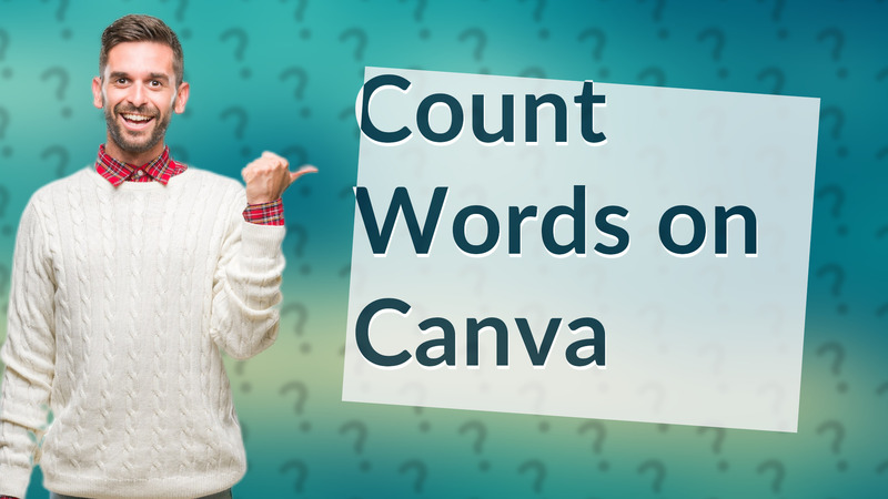 Count Words on Canva