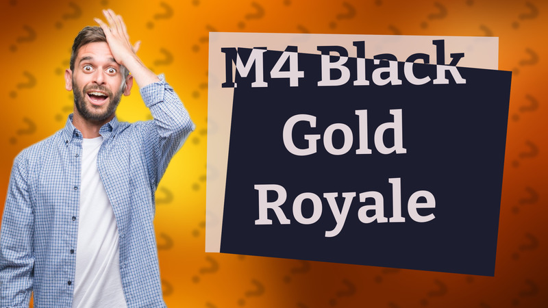 M4 Black Gold Royale