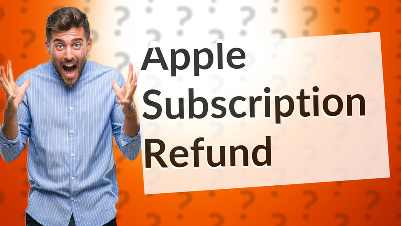 Apple Subscription Refund