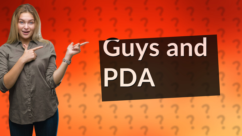Guys and PDA
