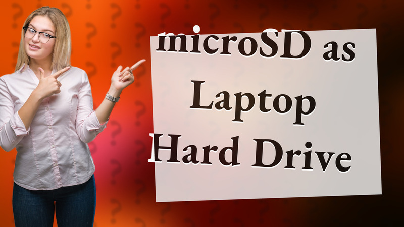 microSD as Laptop Hard Drive