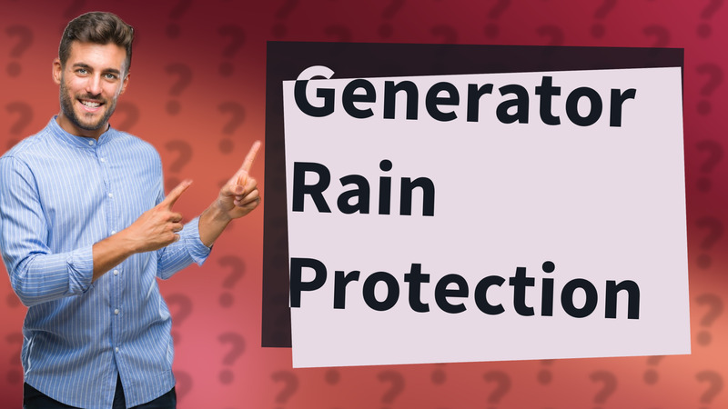 Generator Rain Protection