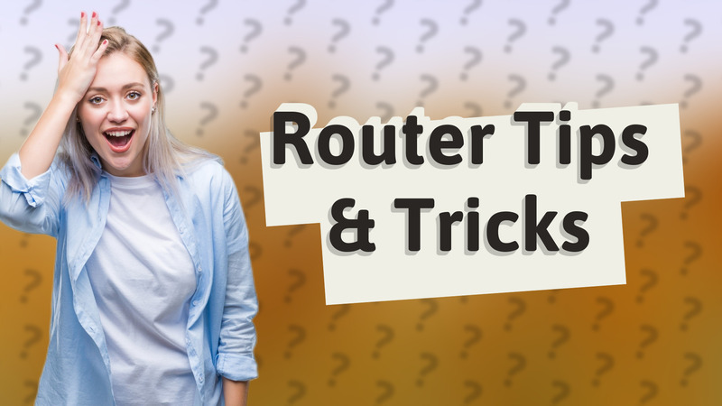 Router Tips & Tricks