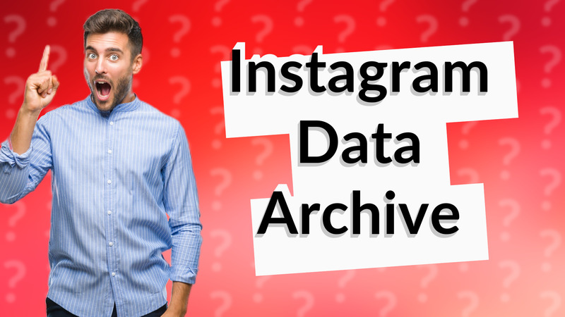 Instagram Data Archive
