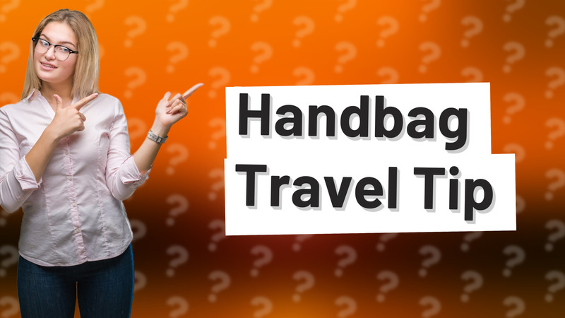 Handbag Travel Tip