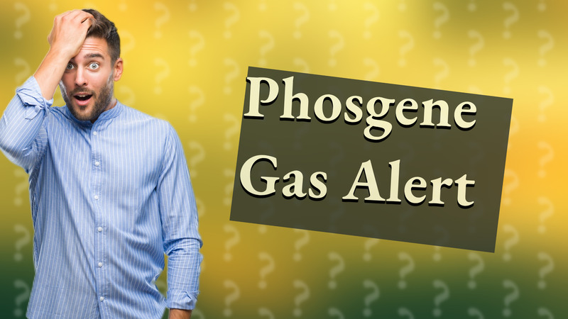 Phosgene Gas Alert