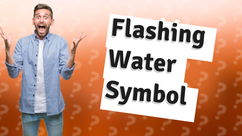 Flashing Water Symbol