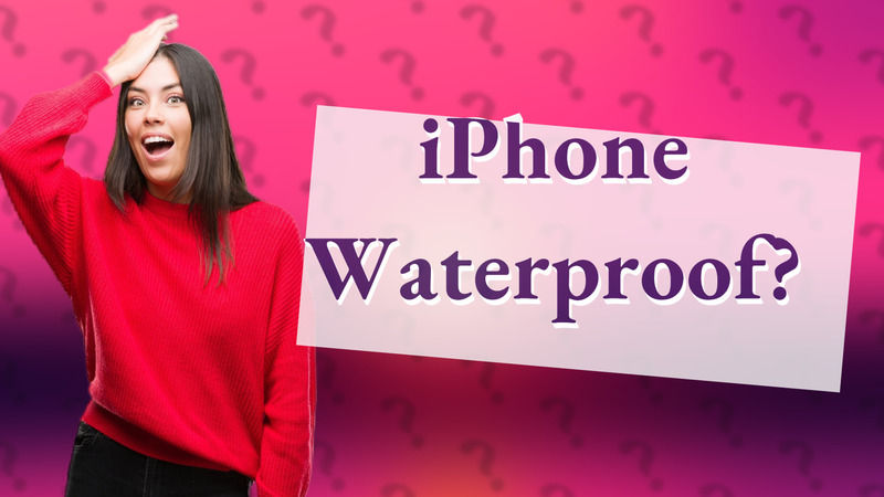 iPhone Waterproof?