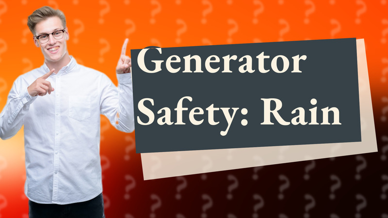 Generator Safety: Rain