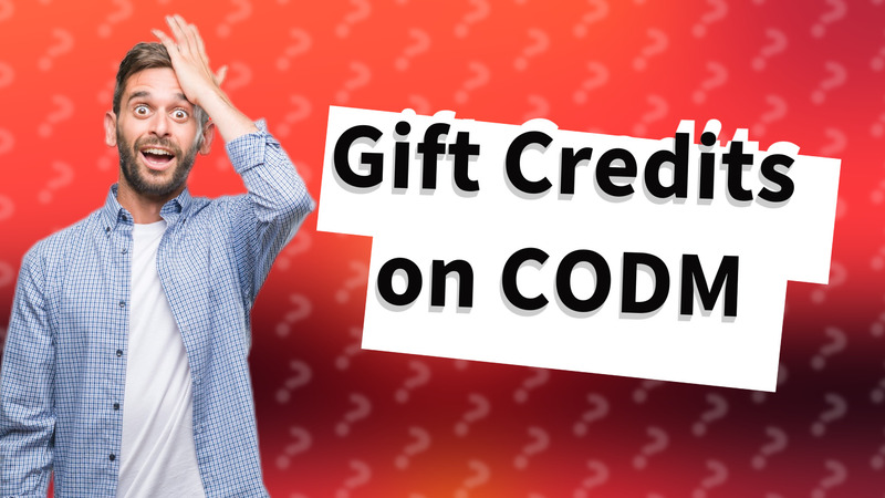 Gift Credits on CODM