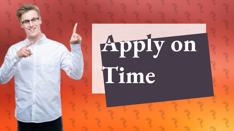 Apply on Time