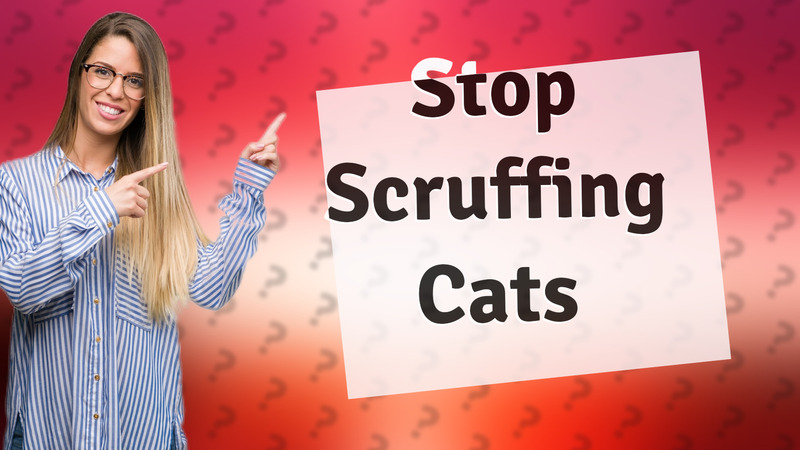 Stop Scruffing Cats