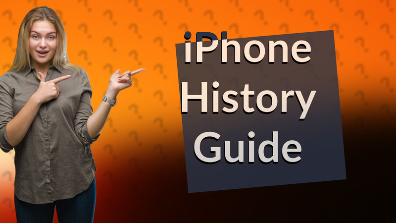iPhone History Guide