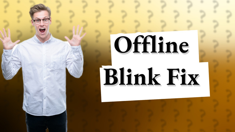 Offline Blink Fix