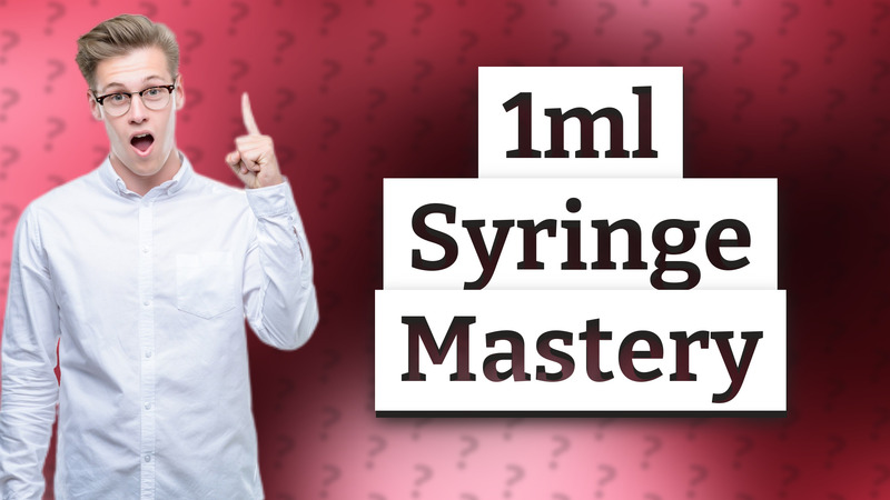 1ml Syringe Mastery