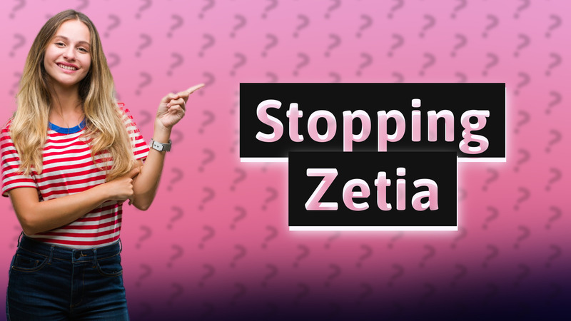 Stopping Zetia