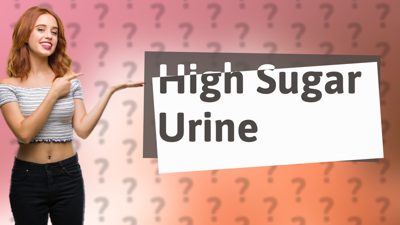High Sugar Urine